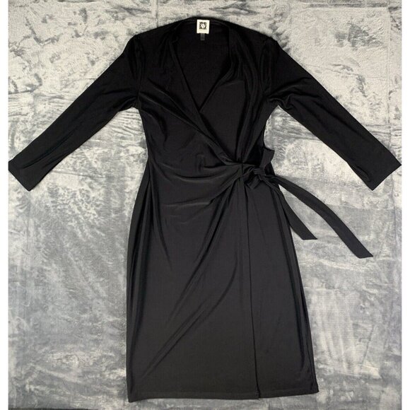 Anne Klein Women's Size 2 Black Pencil Dress - Picture 1 of 5